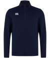 CN267 (QA005728) Zip Neck Mid Layer Training Top Navy colour image